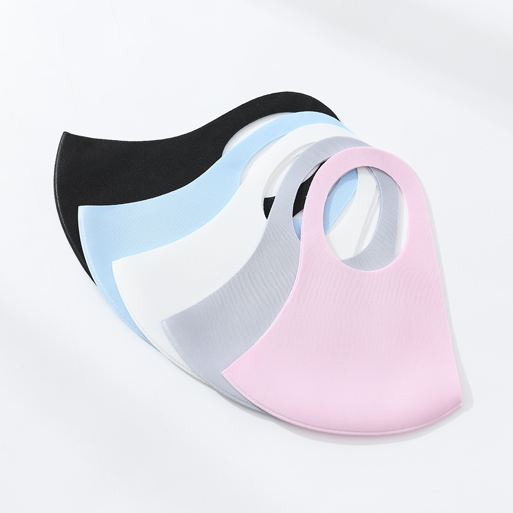 Star ice silk mask washable space cotton dustproof breathable sunblock cold cold cloth mask factory direct sale