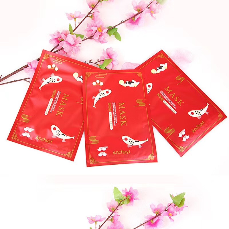 Yan chun tang Chinese style hyaluronic acid soft hydrating silk mask hydrating muscle bottom 10 pieces Yan chun tang Chinese style hyaluronic acid soft hydrating silk mask hydrating muscle bottom 10 pieces