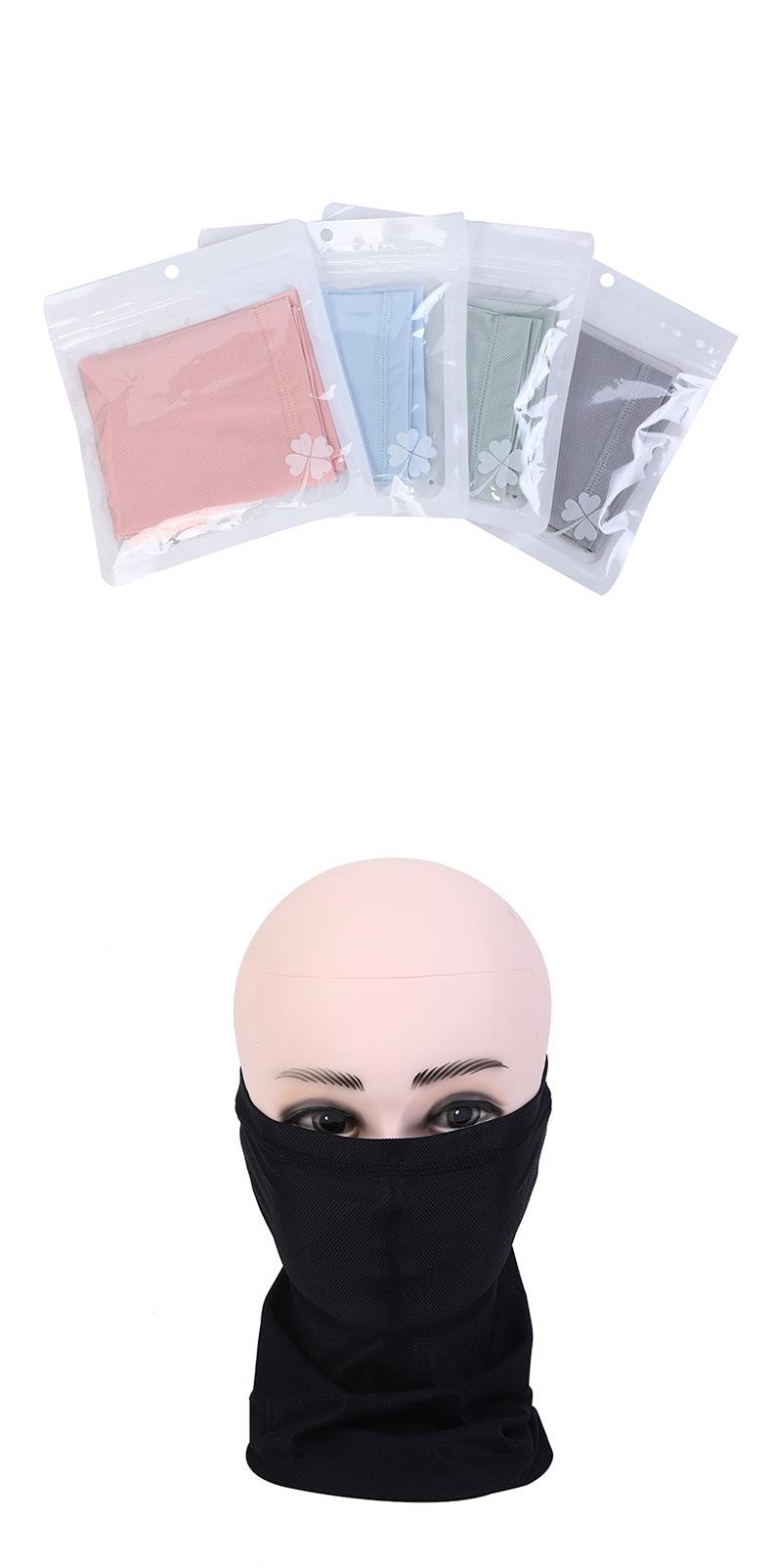 Summer Mesh Ice Silk Scarf Mask Outdoor Riding Sun Protection Ice Cool Scarf Multi-Functional Magic Headband Wholesale