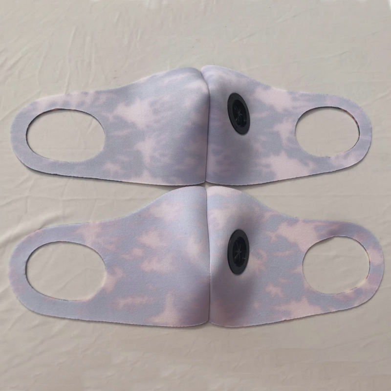 Printed Three-Dimensional Breathable Mask Adult and Children Ice Silk Mask with Breathing Dustproof Mask