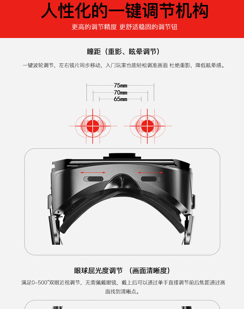 G300 Smart VR Glasses 3D Virtual Reality Headset Audio and Video Integrated Game Machine Buy + Shopping