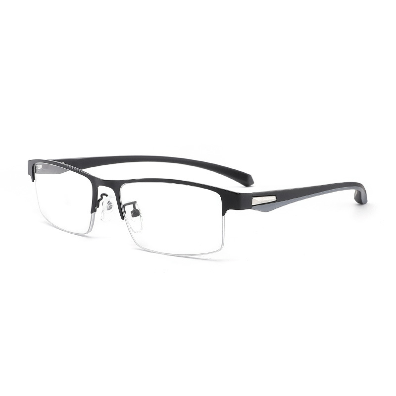 Anti-Blue Light Reading Glasses Progressive Multi-Focus Smart Zoom Dual-Use Comfortable Metal Business Reading Glasses