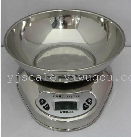 EK03B stainless steel electronic kitchen scale 、baking scales , batching electronic scale 5Kg EK03B stainless steel electronic kitchen scale 、baking scales , batching electronic scale 5Kg