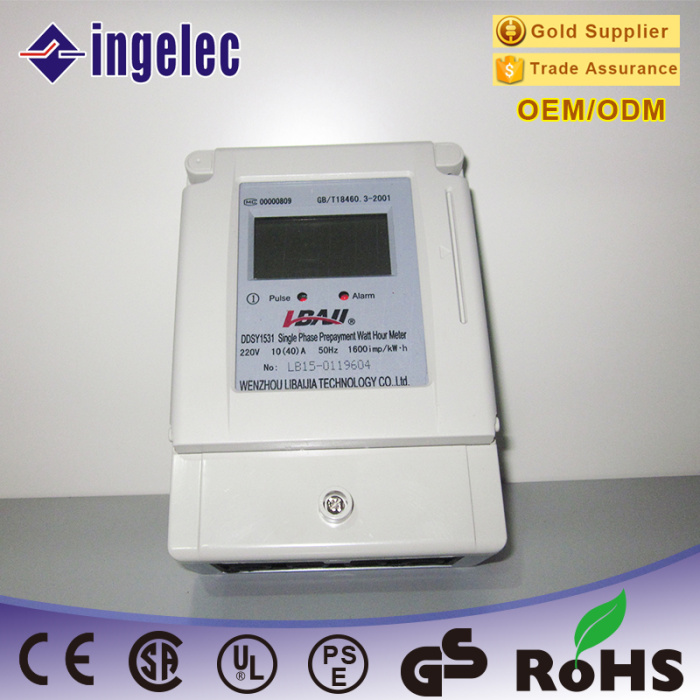 Factory Price Wholesale Electronic Single-Phase Watt-Hour Meter LED Screen Electronic Meter Meter