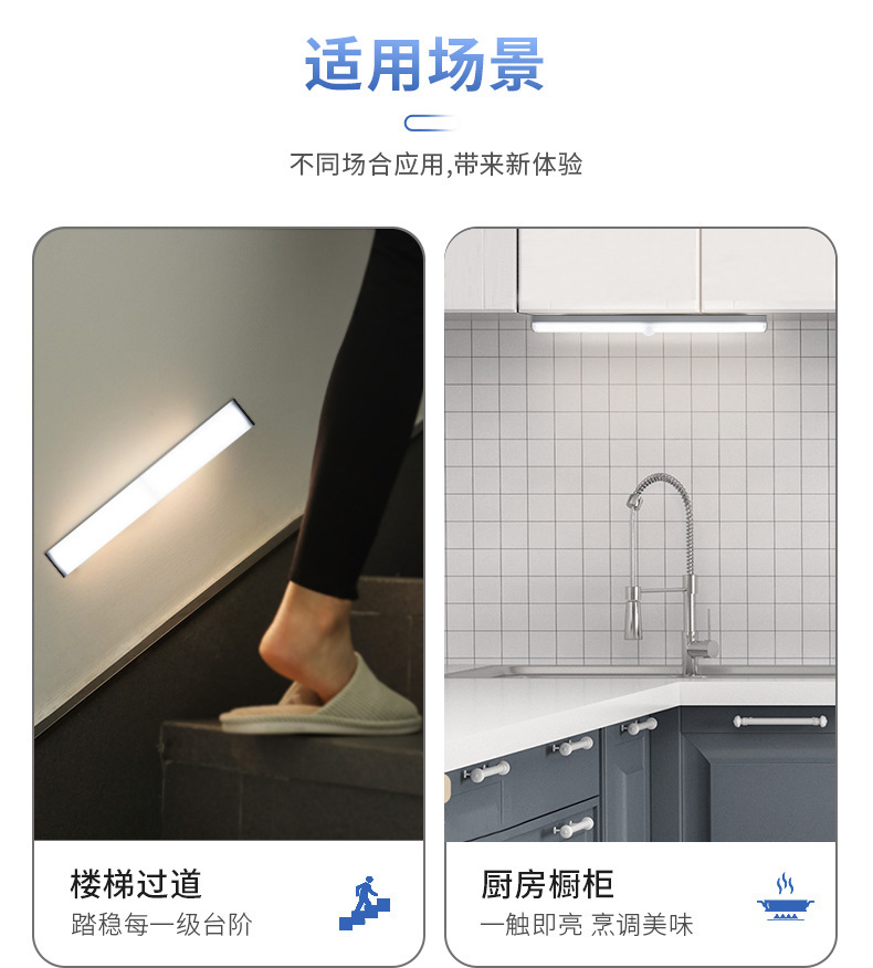 Smart Cabinet Light New USB Lead Profile Infrared Sensor Lamp Led Small Night Lamp Rechargeable Wine Cabinet Light Smart Cabinet Light New USB Lead Profile Infrared Sensor Lamp Led Small Night Lamp Rechargeable Wine Cabinet Light