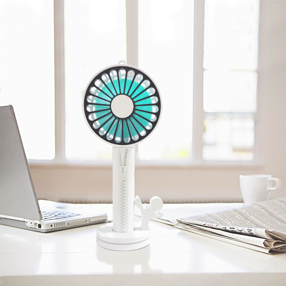 Zipper Mini Hand-held Small Fan, USB Charging Portable Small Fan Zipper Mini Hand-held Small Fan, USB Charging Portable Small Fan