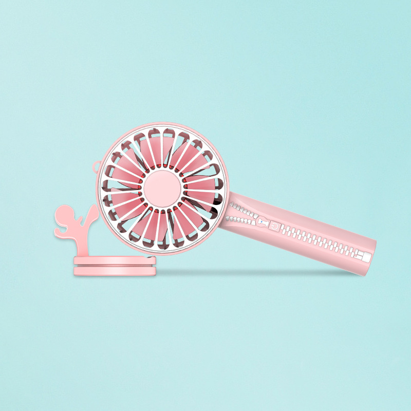 Zipper Mini Hand-held Small Fan, USB Charging Portable Small Fan Zipper Mini Hand-held Small Fan, USB Charging Portable Small Fan