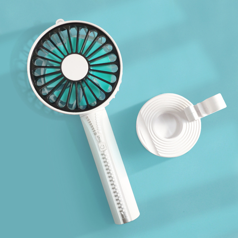 Zipper Mini Hand-held Small Fan, USB Charging Portable Small Fan Zipper Mini Hand-held Small Fan, USB Charging Portable Small Fan