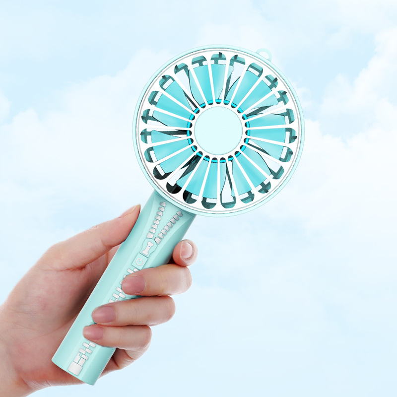 Zipper Mini Hand-held Small Fan, USB Charging Portable Small Fan Zipper Mini Hand-held Small Fan, USB Charging Portable Small Fan