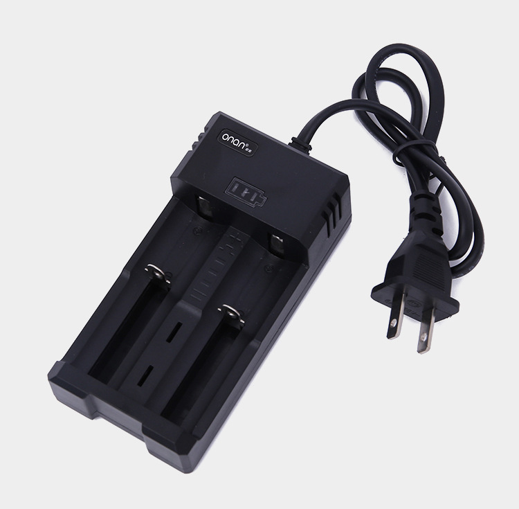 Orneng 18650 lithium battery charger 26650 14500 16340 intelligent dual-slot charger