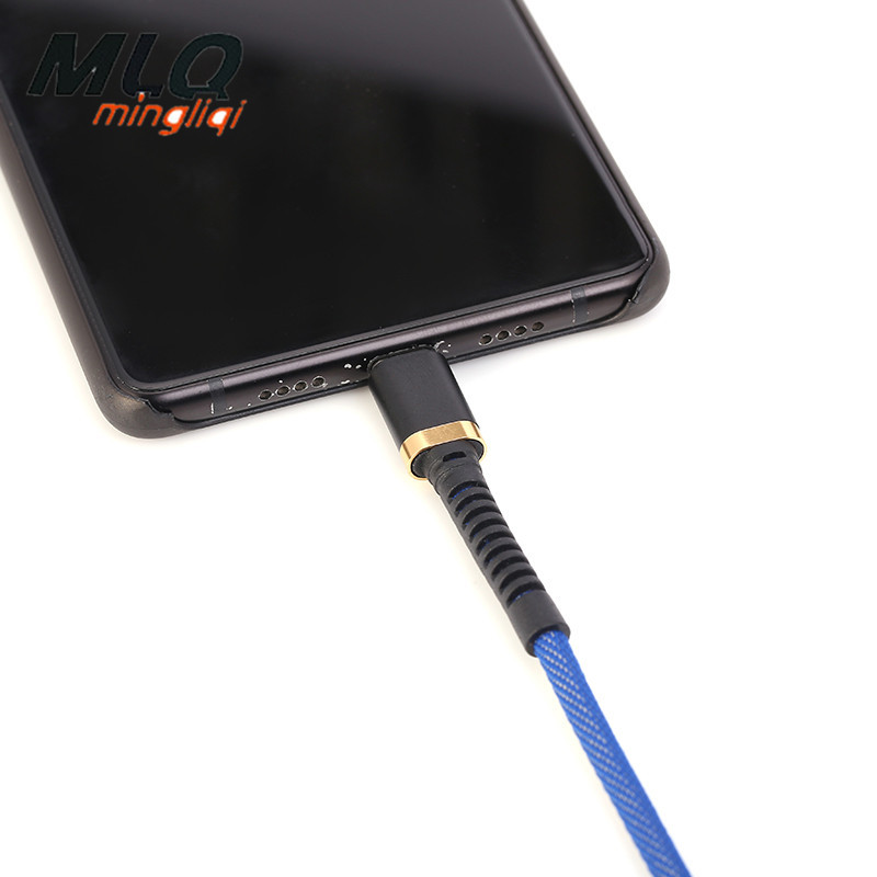 MLQ minliqi 2m mobile phone data cable usb quick charging braided 2.4a applicable android type-c charger cable MLQ minliqi 2m mobile phone data cable usb quick charging braided 2.4a applicable android type-c charger cable