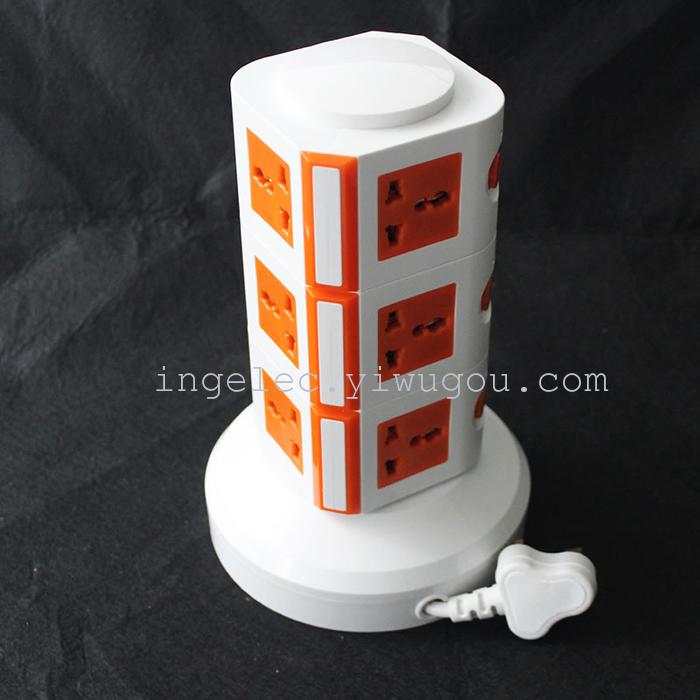 3-Layer USB Orange British Head Socket Power Strip Power Strip Patch Board Patch Board 3-Layer USB Orange British Head Socket Power Strip Power Strip Patch Board Patch Board