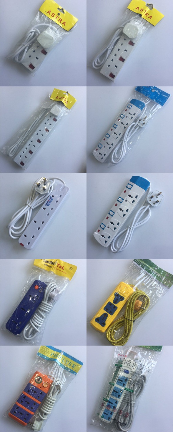 British Standard Power Strip Four-Position Patch Board with Switch Power Strip Connector Socket Patch Board 194 British Standard Power Strip Four-Position Patch Board with Switch Power Strip Connector Socket Patch Board 194