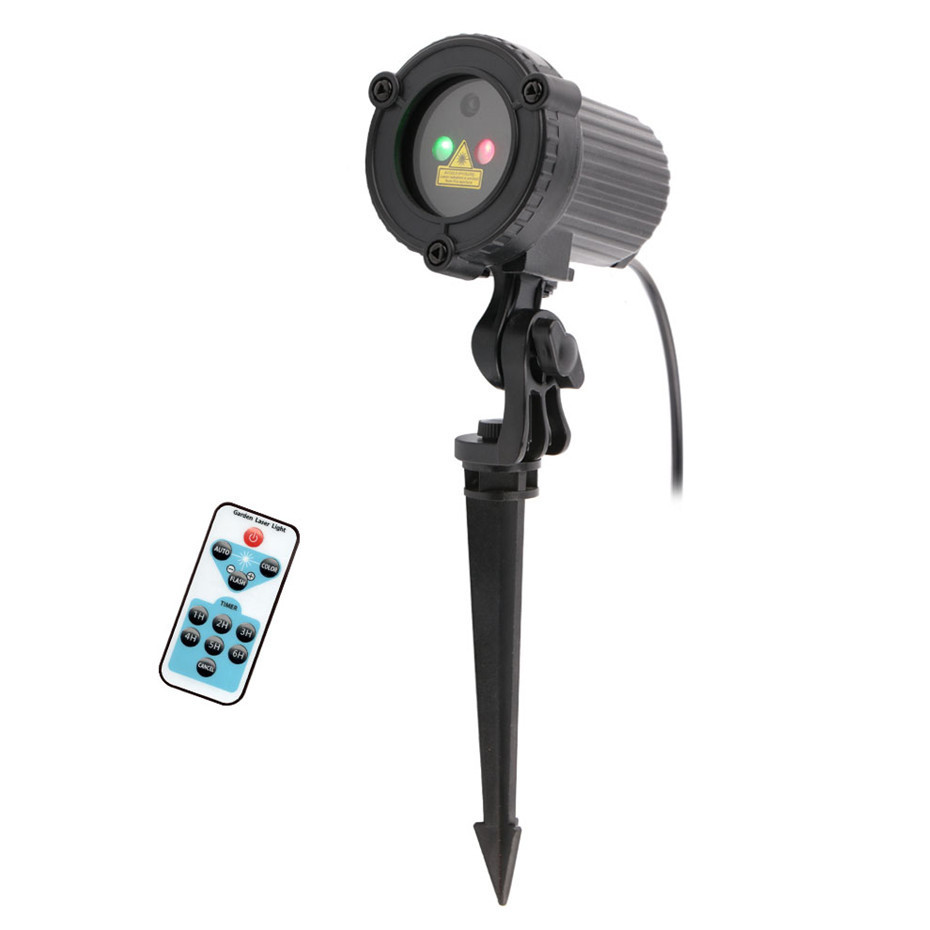 Outdoor Waterproof Laser Light Red and Green Laser Light Garden Lamp Ground Plugged Light Outdoor Waterproof Laser Light Red and Green Laser Light Garden Lamp Ground Plugged Light
