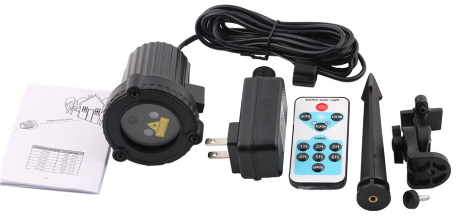 Outdoor Waterproof Laser Light Red and Green Laser Light Garden Lamp Ground Plugged Light Outdoor Waterproof Laser Light Red and Green Laser Light Garden Lamp Ground Plugged Light