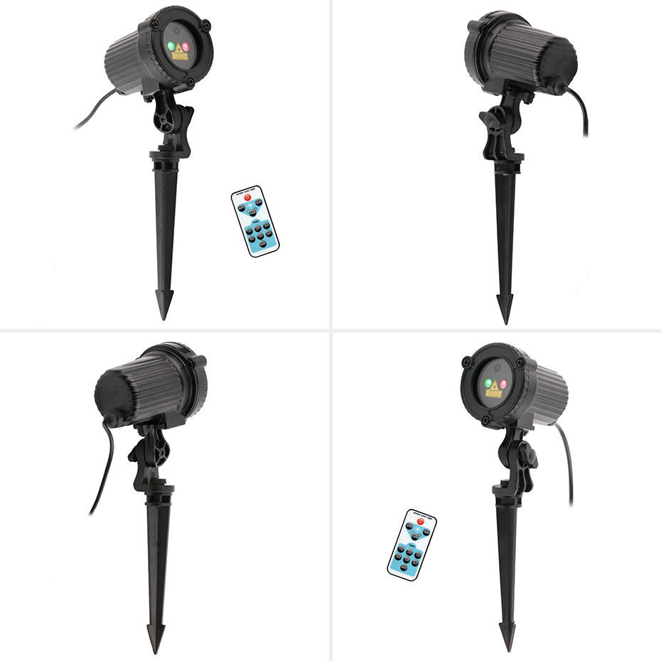 Outdoor Waterproof Laser Light Red and Green Laser Light Garden Lamp Ground Plugged Light Outdoor Waterproof Laser Light Red and Green Laser Light Garden Lamp Ground Plugged Light