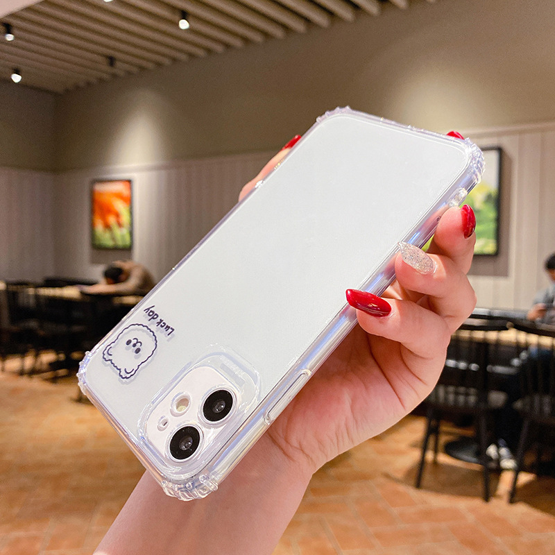 For Iphone11 New Transparent Bear Mobile Phone Shell for iPhone 12Promax Creative Silicone Phone Protective Case For Iphone11 New Transparent Bear Mobile Phone Shell for iPhone 12Promax Creative Silicone Phone Protective Case