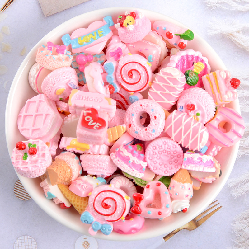 Food Mixed DIY Cartoon Headwear Material Cream Cell Phone Shell Accessories DIY Accessories Candy Toy Lucky Bag