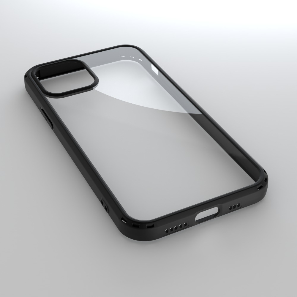 Hole Hanging Rope 11prox Max Mobile Phone Shell 8 Xs Transparent Crystal TPU plus Pc Protective Case for Apple Iphone12