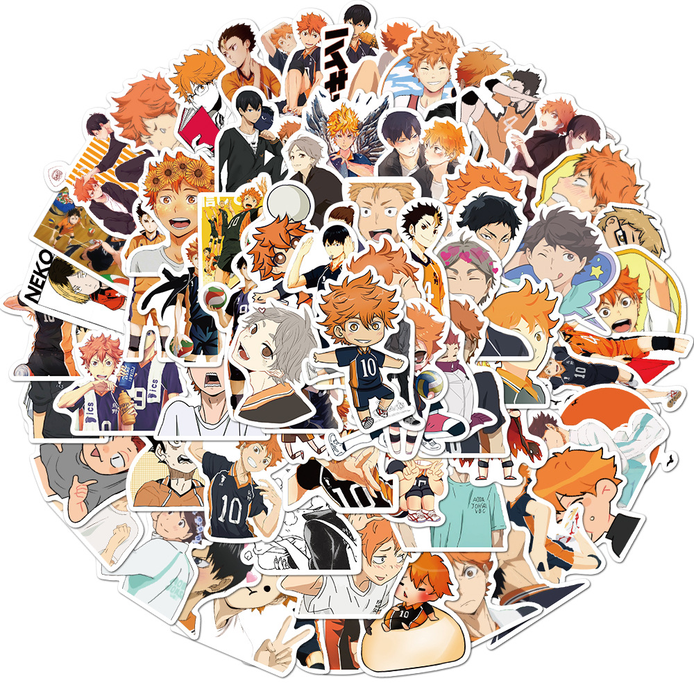 Cartoon Animation Volleyball Junior Graffiti Stickers Mobile Phone Shell Luggage Scooter Super Waterproof Stickers Whole Cartoon Animation Volleyball Junior Graffiti Stickers Mobile Phone Shell Luggage Scooter Super Waterproof Stickers Whole