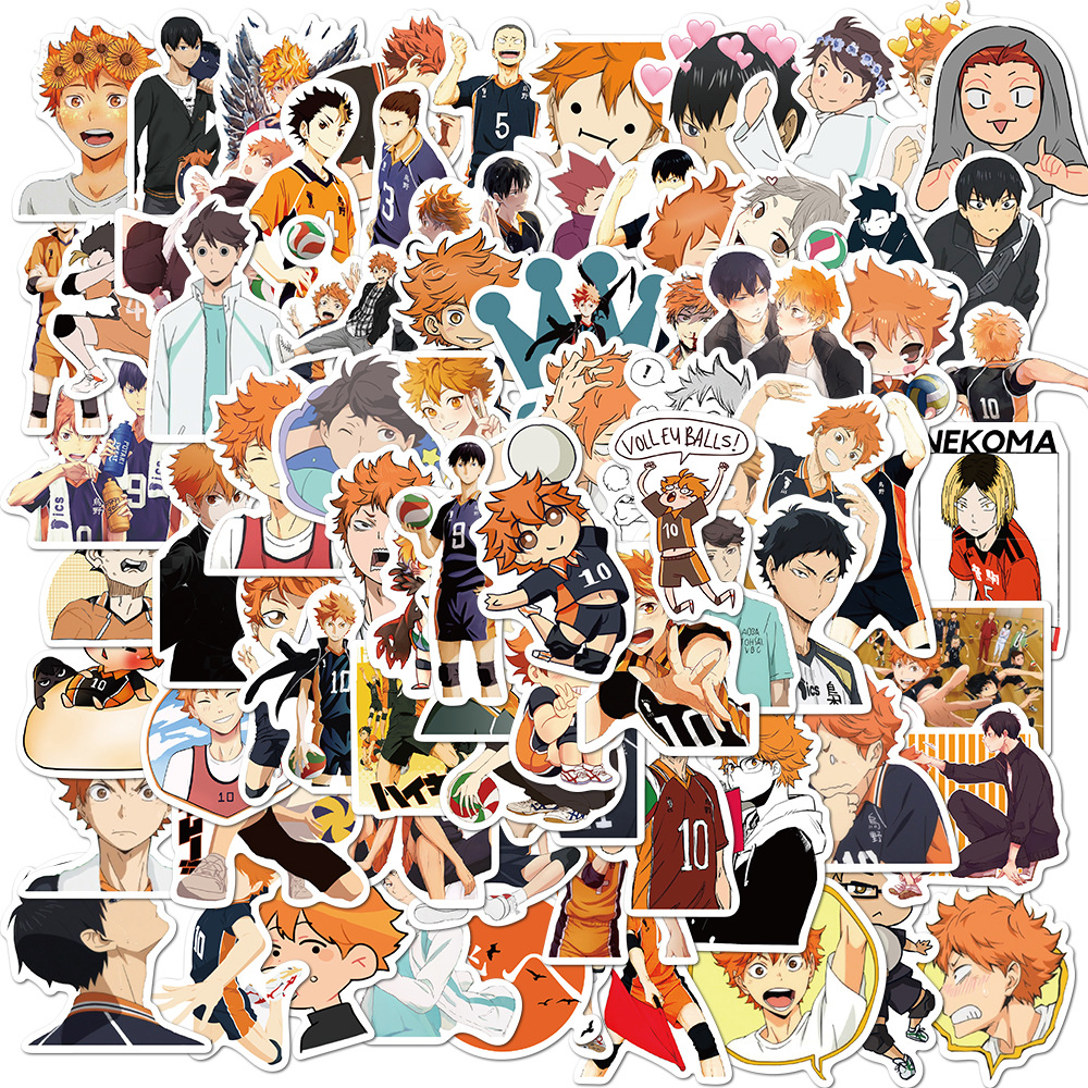 Cartoon Animation Volleyball Junior Graffiti Stickers Mobile Phone Shell Luggage Scooter Super Waterproof Stickers Whole Cartoon Animation Volleyball Junior Graffiti Stickers Mobile Phone Shell Luggage Scooter Super Waterproof Stickers Whole