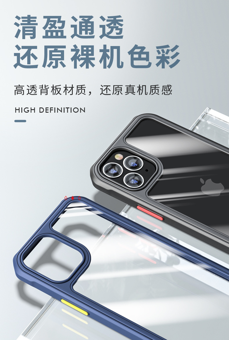Iphone12 Mobile Phone Shell AllInclusive Soft Edge TPU Apple 11promax Boxer DropResistant X Transparent Protective Case Iphone12 Mobile Phone Shell AllInclusive Soft Edge TPU Apple 11promax Boxer DropResistant X Transparent Protective Case