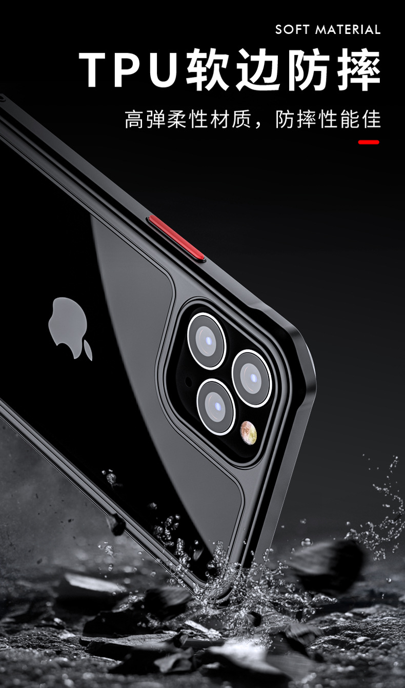Iphone12 Mobile Phone Shell AllInclusive Soft Edge TPU Apple 11promax Boxer DropResistant X Transparent Protective Case Iphone12 Mobile Phone Shell AllInclusive Soft Edge TPU Apple 11promax Boxer DropResistant X Transparent Protective Case