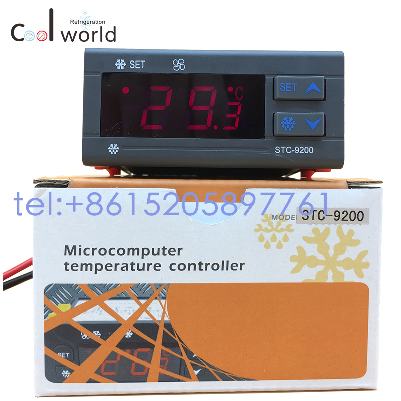 STC-9200 Freezer Cold Storage Temperature Controller Temperature Control Controller Refrigeration Defrosting Fan Control