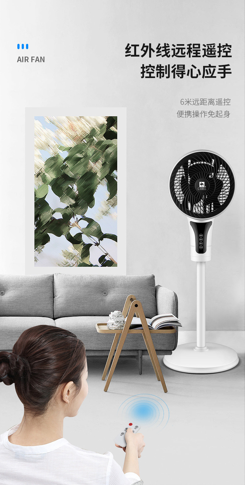 Electric Fan Table Vertical Air Circulator Remote Control Household Floor Oscillating Fan Air Convection Fan Electric Fan Table Vertical Air Circulator Remote Control Household Floor Oscillating Fan Air Convection Fan