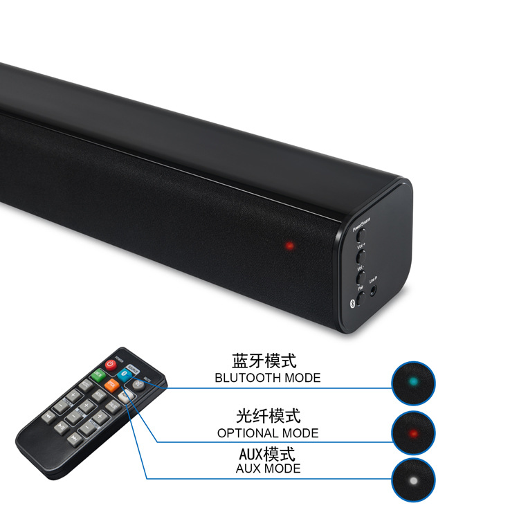 Sound Bar Remote Control Wireless Echo Wall Bluetooth Projector TV Tablet Computer Wall Hanging Audio