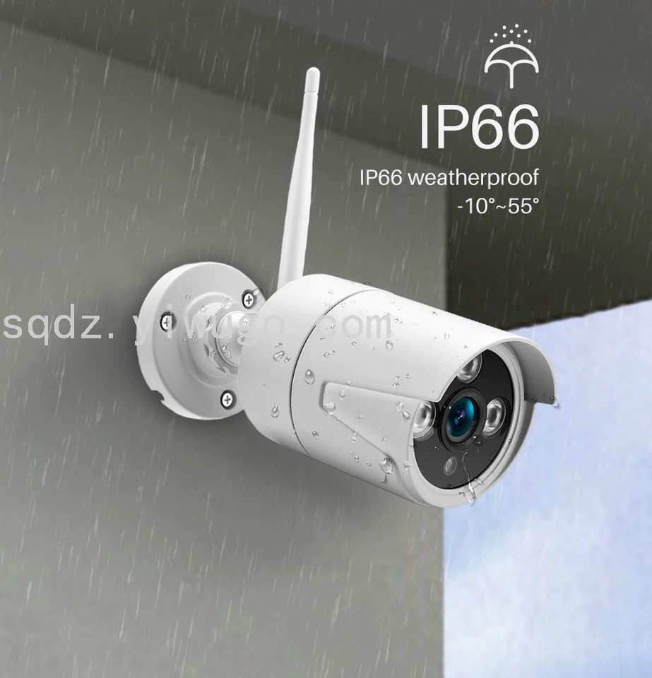 Wireless Monitoring Equipment Set System Monitor HD Outdoor 4-Way Home Complete Set Supermarket Commercial Camera