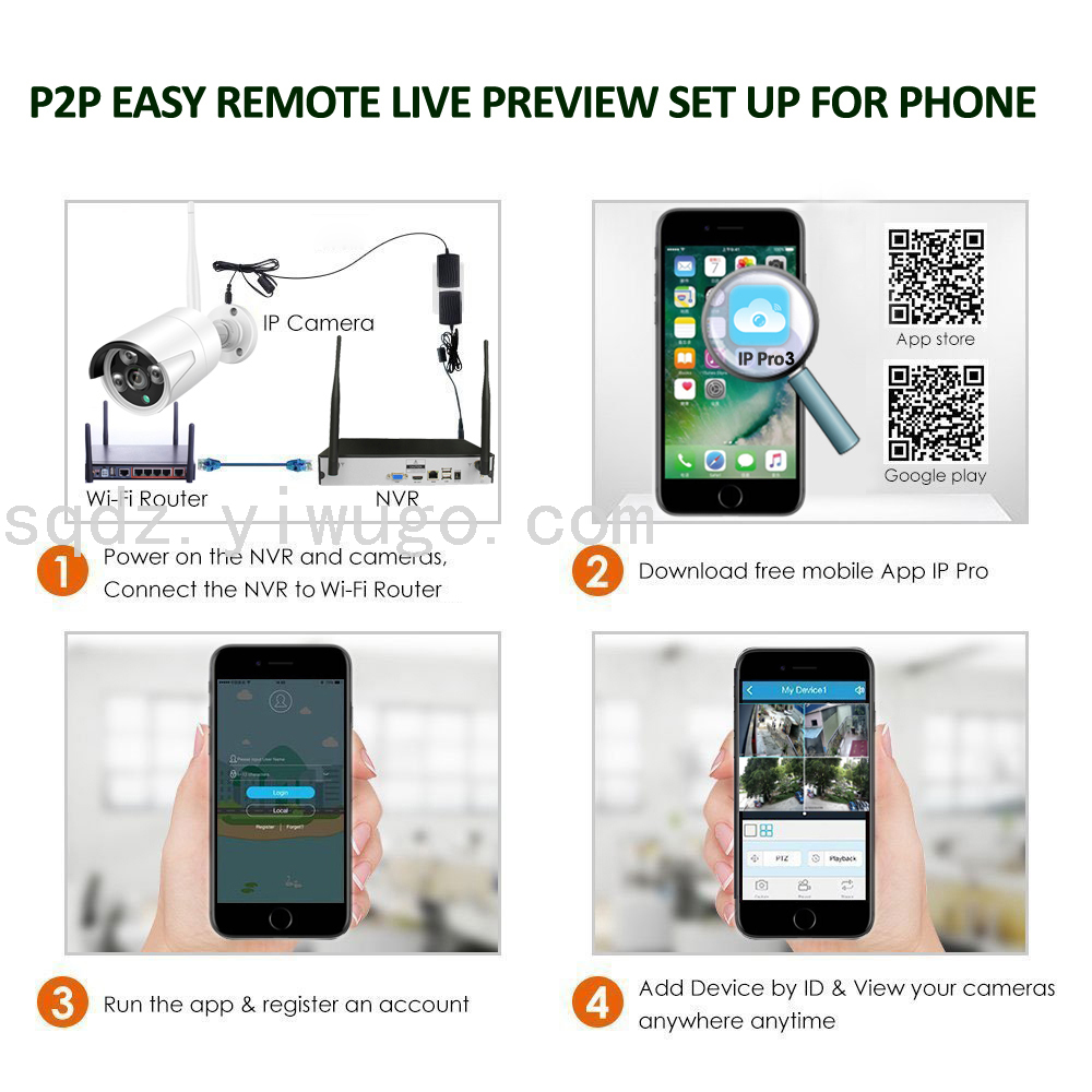 Monitoring HD Night Vision Wireless Monitor Household Equipment Set Supermarket Commercial Store Outdoor Camera Monitoring HD Night Vision Wireless Monitor Household Equipment Set Supermarket Commercial Store Outdoor Camera