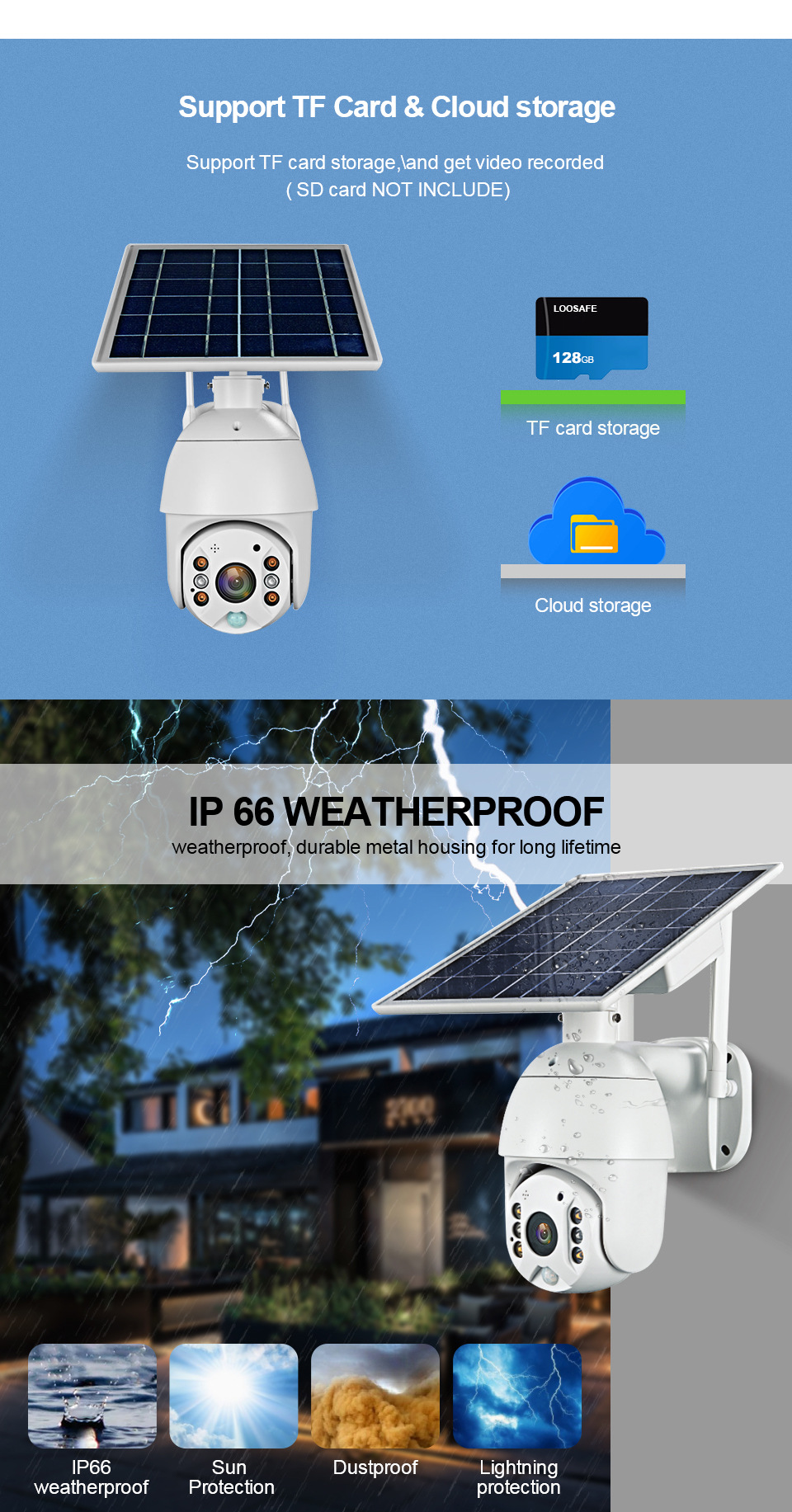 Solar Surveillance Camera 4G Outdoor 1080P HD Smart Security Protection Equipment Wireless WiFi Camera Solar Surveillance Camera 4G Outdoor 1080P HD Smart Security Protection Equipment Wireless WiFi Camera