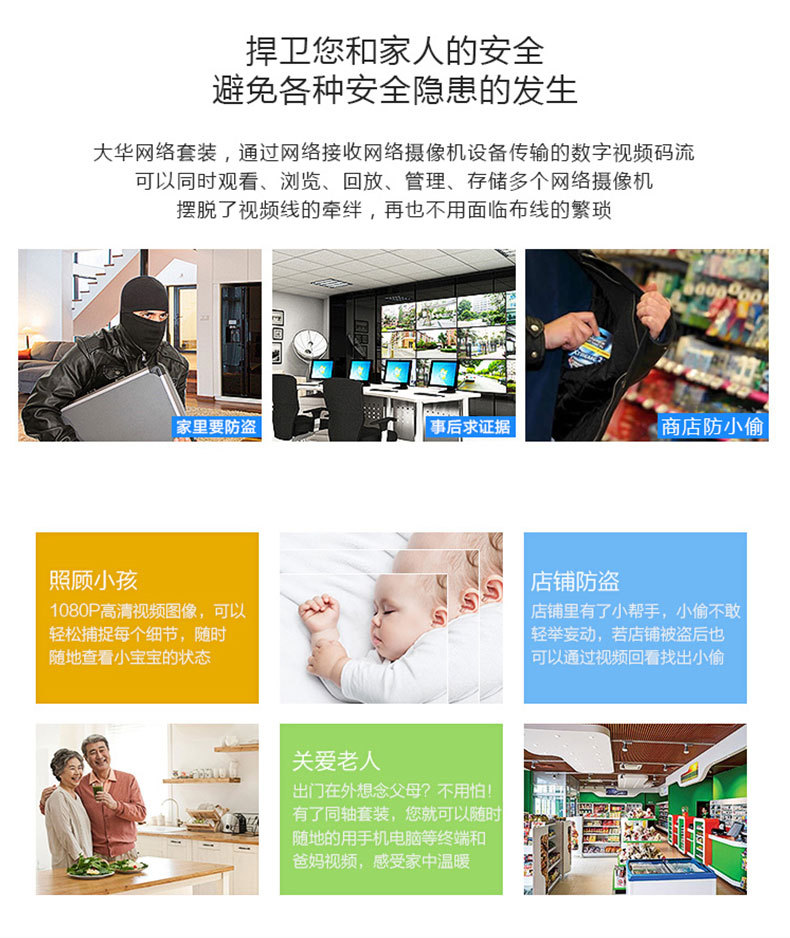 Dahua Monitoring Suite HD Night Vision Poe Network Monitoring Equipment Set 1-16 Channels Surveillance Camera Lens Set Dahua Monitoring Suite HD Night Vision Poe Network Monitoring Equipment Set 1-16 Channels Surveillance Camera Lens Set