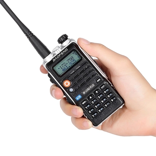 BAOFENG BF-UVB2 Plus FM Transceiver Dual Band LCD Display Handheld Interphone 128CH Two Way Portable Radio
