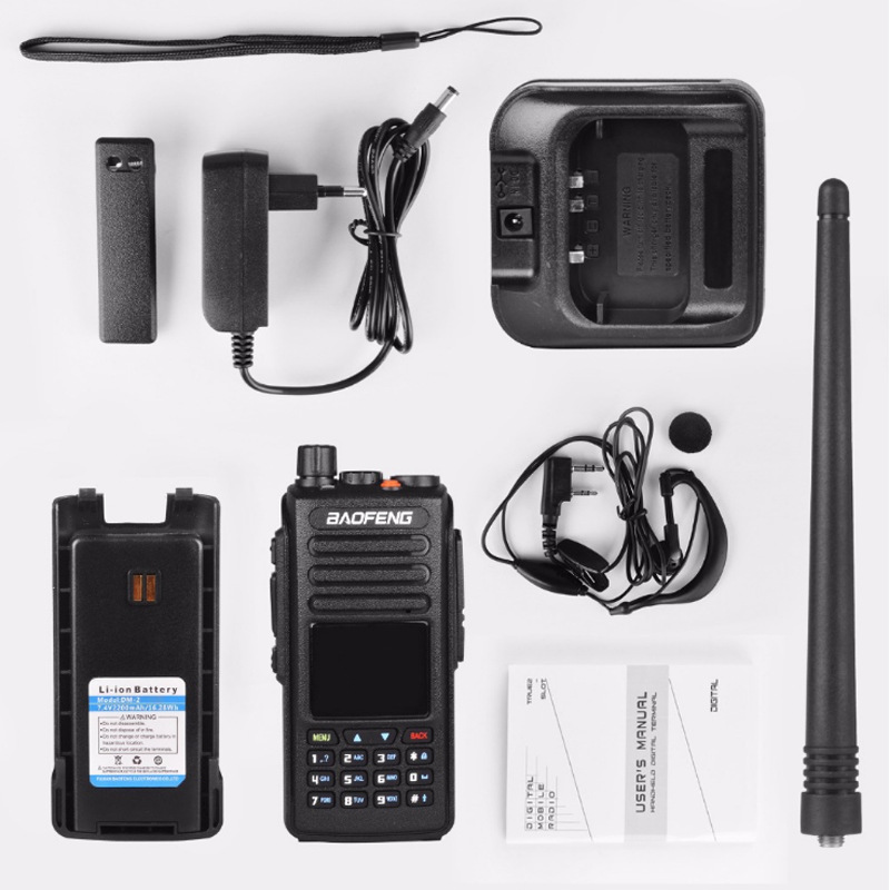 Baofeng DM-1702 DMR Digital Interphone UV Double Band Dual Time Slot Baofeng FM Handheld Transceiver GPS Recording Power Baofeng DM-1702 DMR Digital Interphone UV Double Band Dual Time Slot Baofeng FM Handheld Transceiver GPS Recording Power
