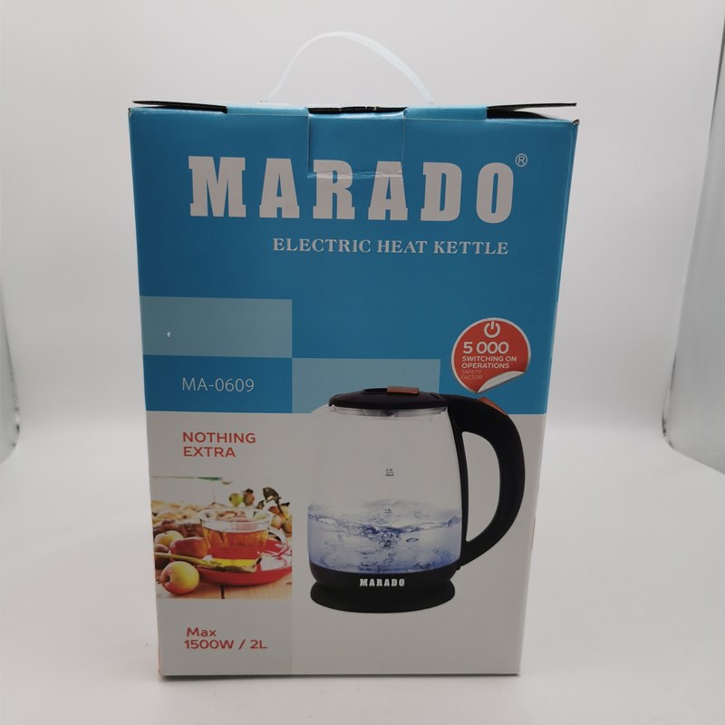 Marado Glass Electric Kettle Kettle Large Capacity Automatic Power off Fast Kettle Transparent Electric Kettle Marado Glass Electric Kettle Kettle Large Capacity Automatic Power off Fast Kettle Transparent Electric Kettle