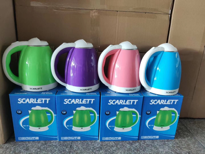 Steel and plastic double layer electric Kettle