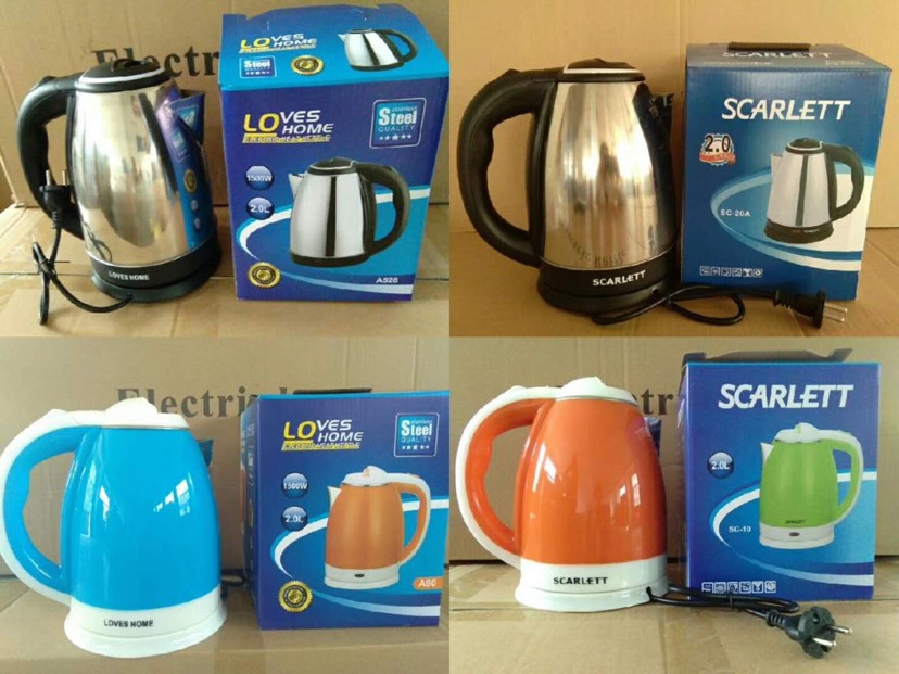 Steel and plastic double layer electric Kettle