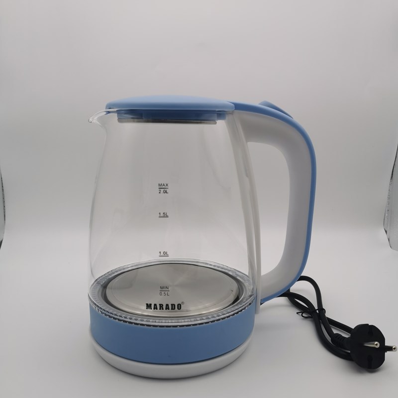 Marado Glass Boiling Water Hot Water Electric Kettle Fast Teapot Household Automatic Power-off Transparent
