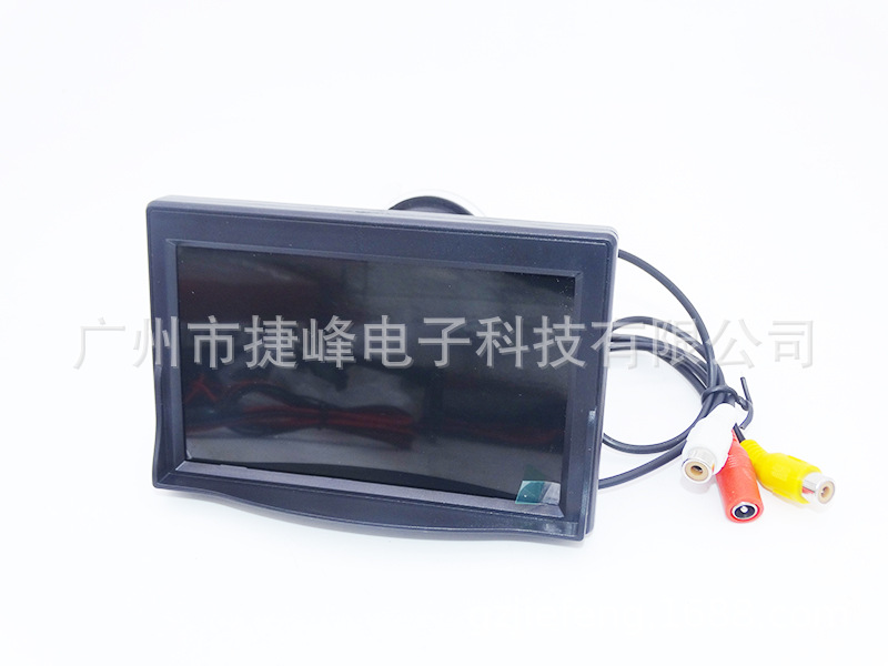 Factory Direct Sales 5-Inch Suction Cup Display HD Wireless Transmitter Receiver License Plate 7 Infrared Car Camera