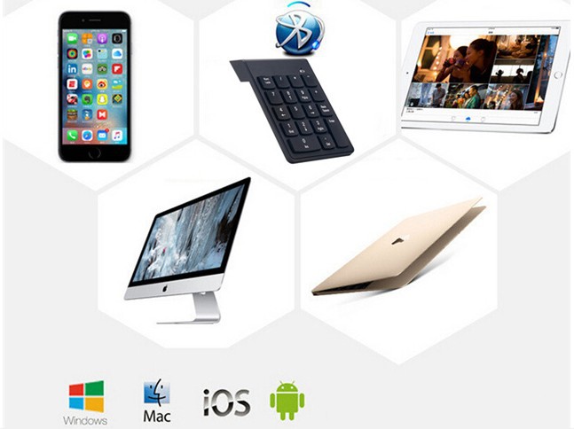 Digital Keyboard Wireless 2.4G Built-in USB Receiver Wireless Keypad Professional Production Factory Digital Keyboard Wireless 2.4G Built-in USB Receiver Wireless Keypad Professional Production Factory
