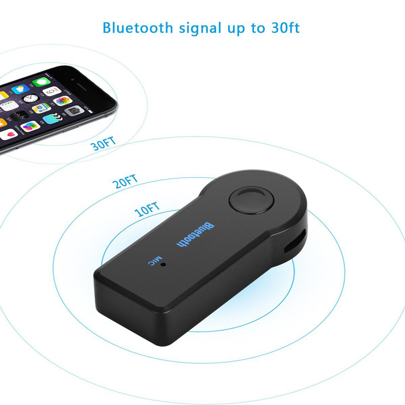 3.5mm Car Wireless Audio Bluetooth Receiver Aux Interface Bluetooth Adapter Music Stereo