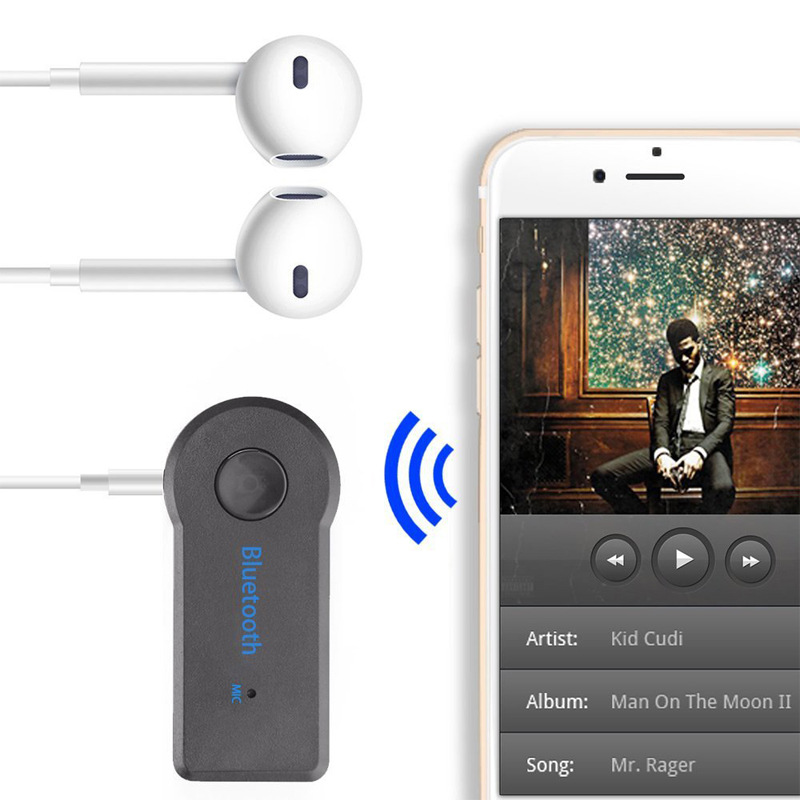 3.5mm Car Wireless Audio Bluetooth Receiver Aux Interface Bluetooth Adapter Music Stereo