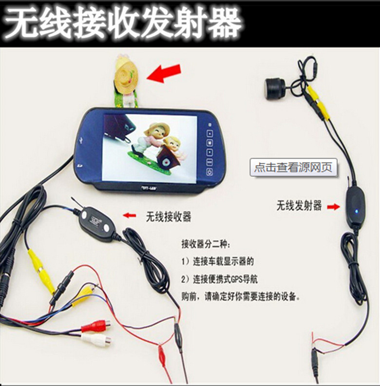 Automobile Camera Wireless Car Wireless Receiver and Transmitter 2.4G Wireless Transceiver Wireless Reversing DVD Automobile Camera Wireless Car Wireless Receiver and Transmitter 2.4G Wireless Transceiver Wireless Reversing DVD