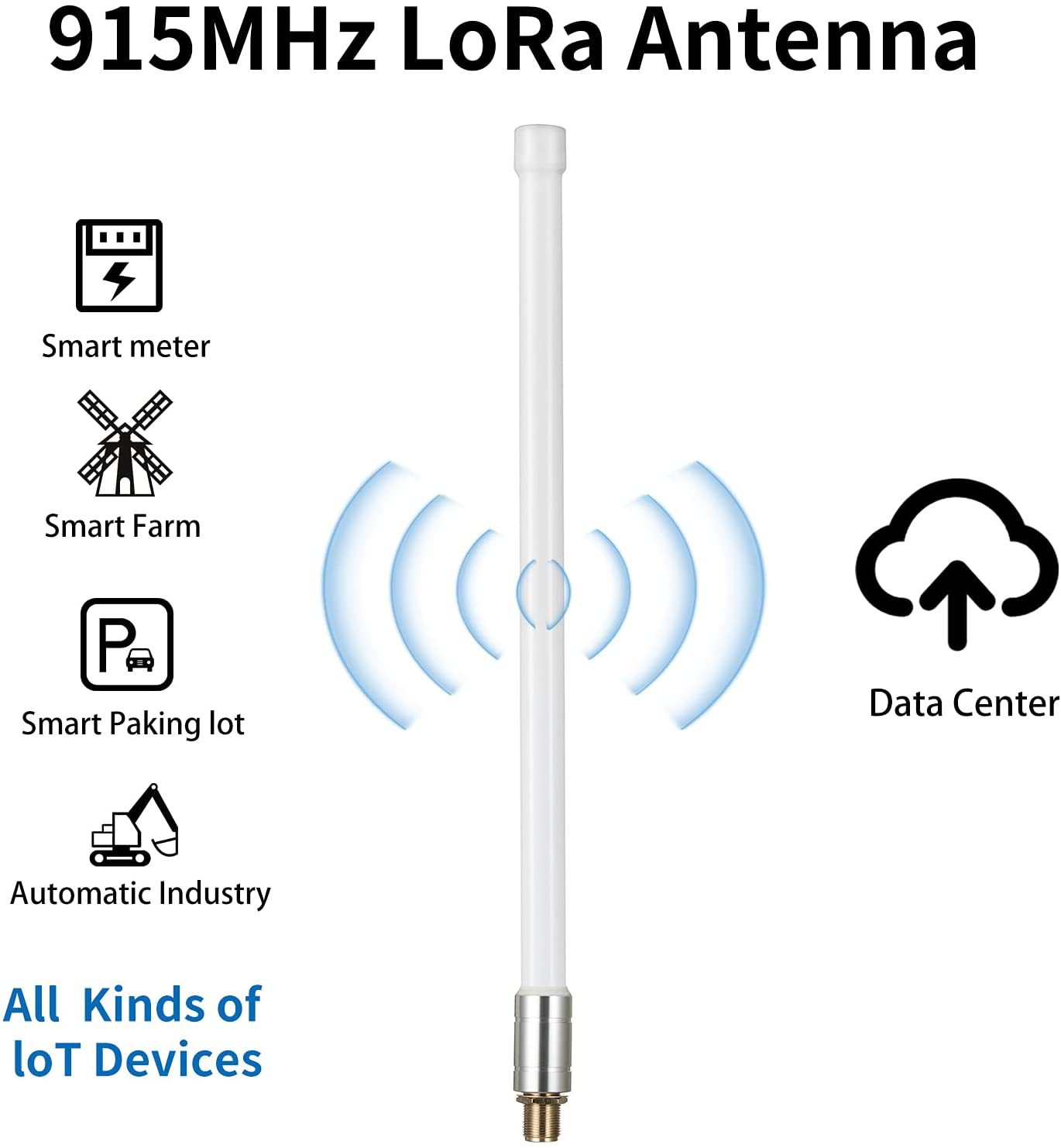 Lora IoT 868mzh Omnidirectional High Gain Outdoor Wireless Module Stick Waterproof Wireless Receiver