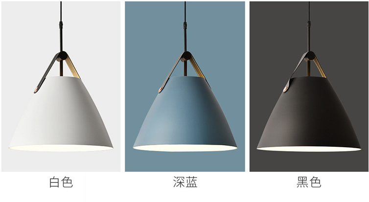 Nordic chandelier creative restaurant bar table lamp personality cafe chandelier macaron iron lamps