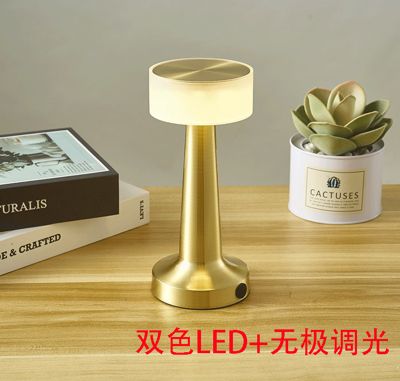Bar Desk Lamp LED Table Lamp Eye Protection Metal Table Lamp Restaurant Desk Lamp