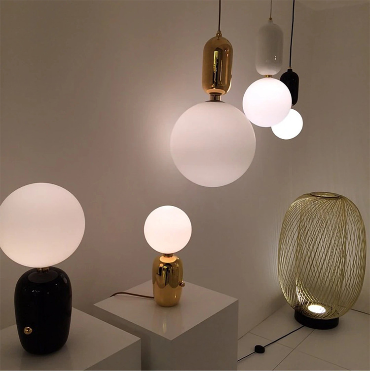 Table Lamp Modern Living Room Cozy Bedroom Bedside Ins Wind Magic Soymilk White Glass Nordic Decoration Table Lamp Table Lamp Modern Living Room Cozy Bedroom Bedside Ins Wind Magic Soymilk White Glass Nordic Decoration Table Lamp