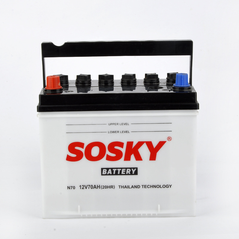 Sosky Dry Charge Car Starting Battery Ups Forklift Marine Battery Energy Storage Solar Wind Energy Battery